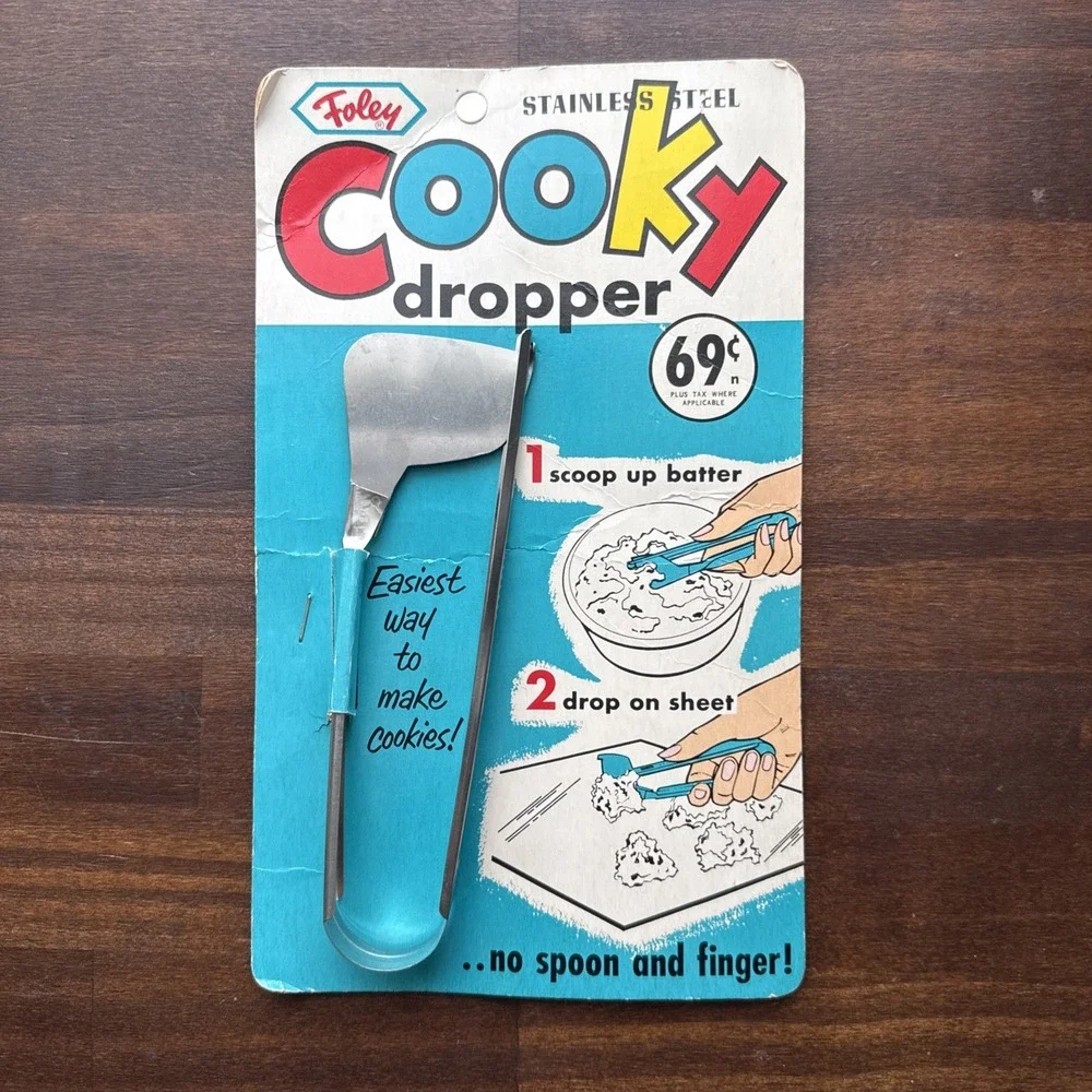 NEW Vintage Foley Stainless Steel Cooky Dropper